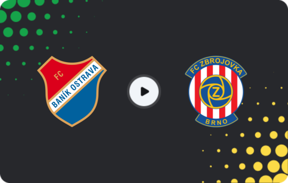 Де дивитися Банік Острава II - Зброєвка Брно, ФНЛ, 06.05.2026