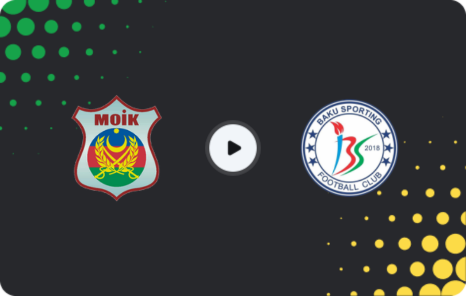 Де дивитися МОІК - Баку Спортинг, Бірінджи Даста, 22.10.2025