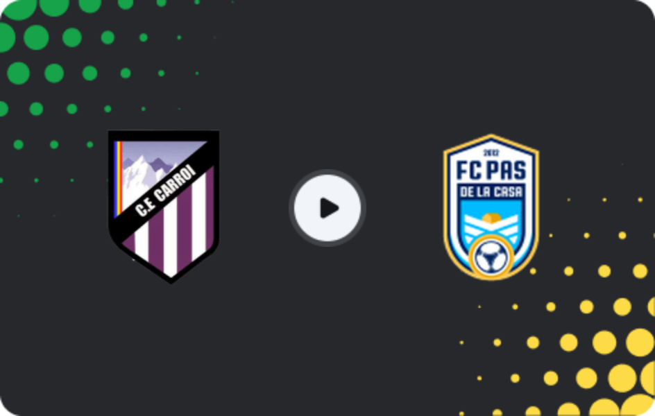 Де дивитися Каррой - Pas de la Casa, Перший Дивізіон, 26.10.2025