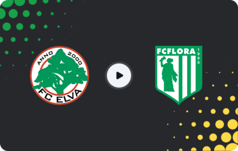 Де дивитися Елва - Флора II, Есіліга A, 02.11.2025