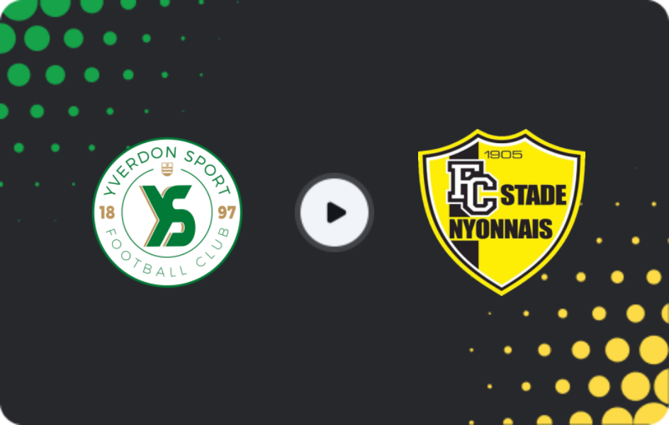 Де дивитися Івердон Спорт - Стад Ньон, Челлендж Ліга, 13.02.2026