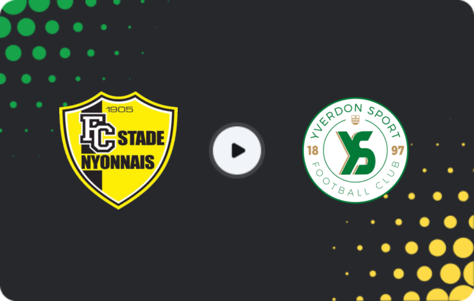 Де дивитися Стад Ньон - Івердон Спорт, Челлендж Ліга, 06.04.2026