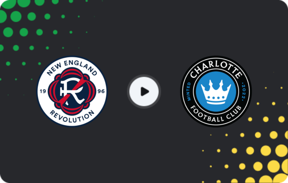Де дивитися Нью-Інгленд Революшн - Шарлотт, МЛС, 03.05.2026