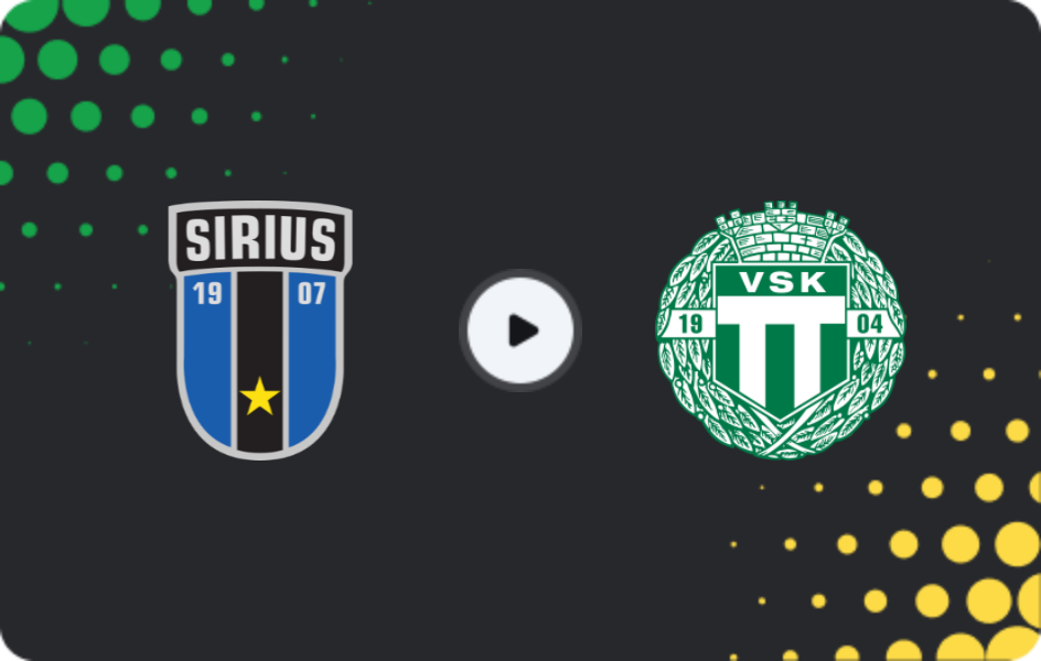 Де дивитися Сіріус - Вестерос СК, Аллсвенскан, 19.04.2026