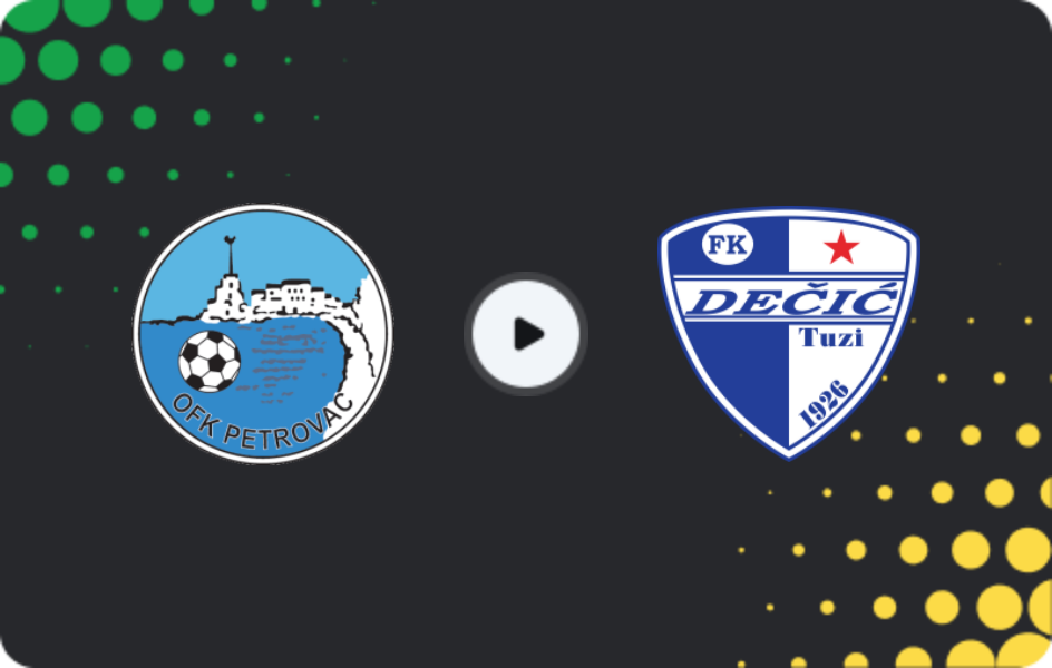 Де дивитися Петровац - Дечич, Перша ліга, 03.05.2026