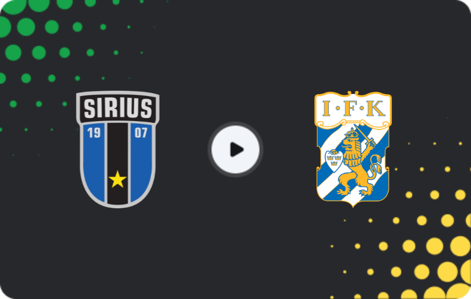 Де дивитися Сіріус - Гьотеборг, Аллсвенскан, 26.07.2026