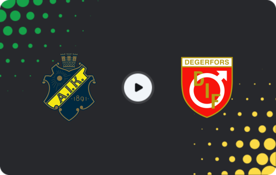 Де дивитися АІК - Дегерфорс, Товариські матчі клубів, 17.01.2026