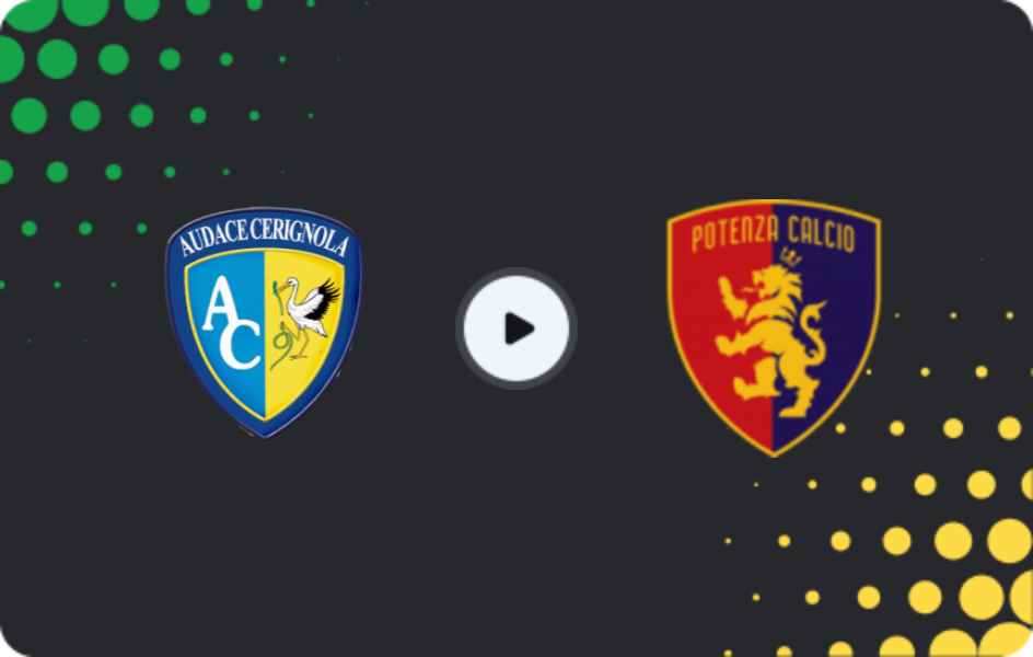 Де дивитися Аудаче Черіньола   - Потенца, Серія C - Група C, 09.01.2026