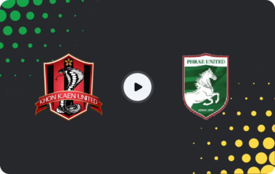 Де дивитися Кхон Кен Юнайтед - Пхрэ Юнайтед, Ліга 2, 04.02.2026