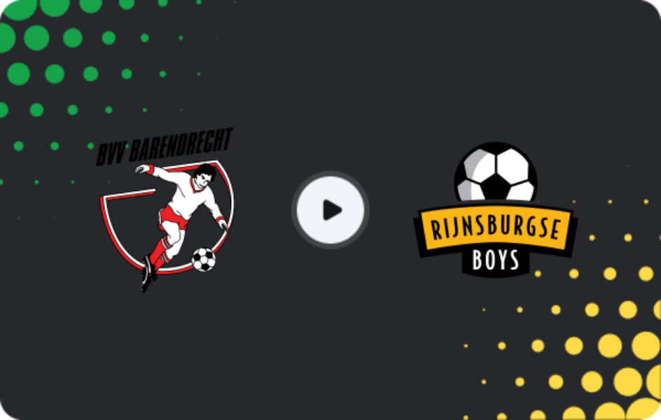 Де дивитися Барендрехт - Райнсбургсе Бойз, Твееде Дивізі, 14.03.2026