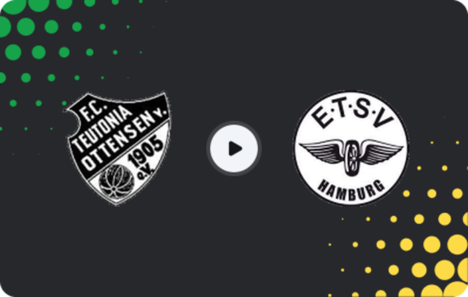 Де дивитися Тютонія Оттенсен - ЕТСВ Гамбург, Оберліга - Гамбург, 21.03.2026