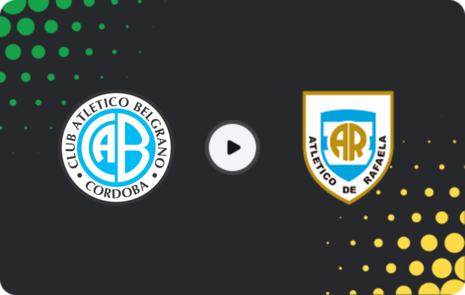 Де дивитися Бельграно - Атлетіко де Рафаела  , Кубок, 27.03.2026