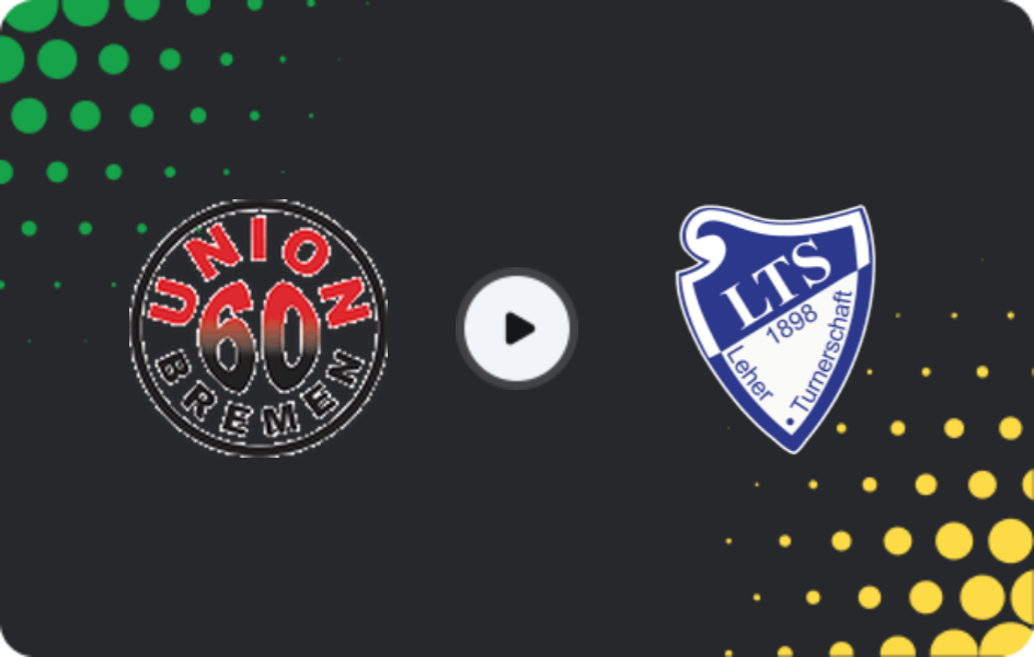 Де дивитися Уніон Бремен   - Лехер ТС, Оберліга - Бремен, 11.04.2026