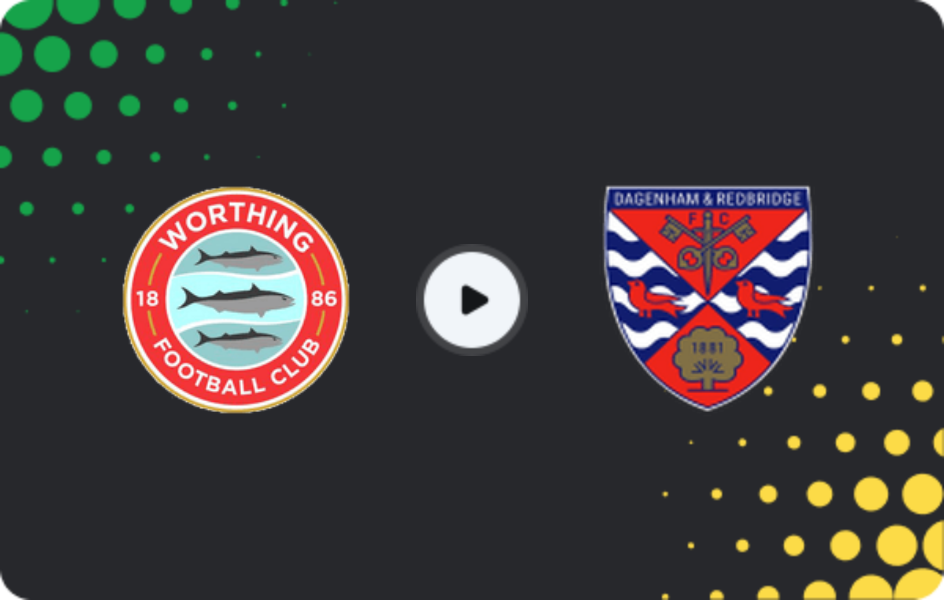 Де дивитися Вортінг - Дагенем енд Редбрідж, Національна ліга - Південь, 11.04.2026