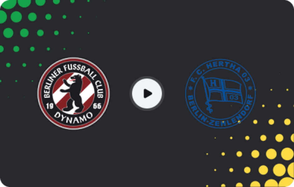 Де дивитися БФК Динамо - Герта Целендорф, Регіоналліга - Північно-Схід, 12.04.2026