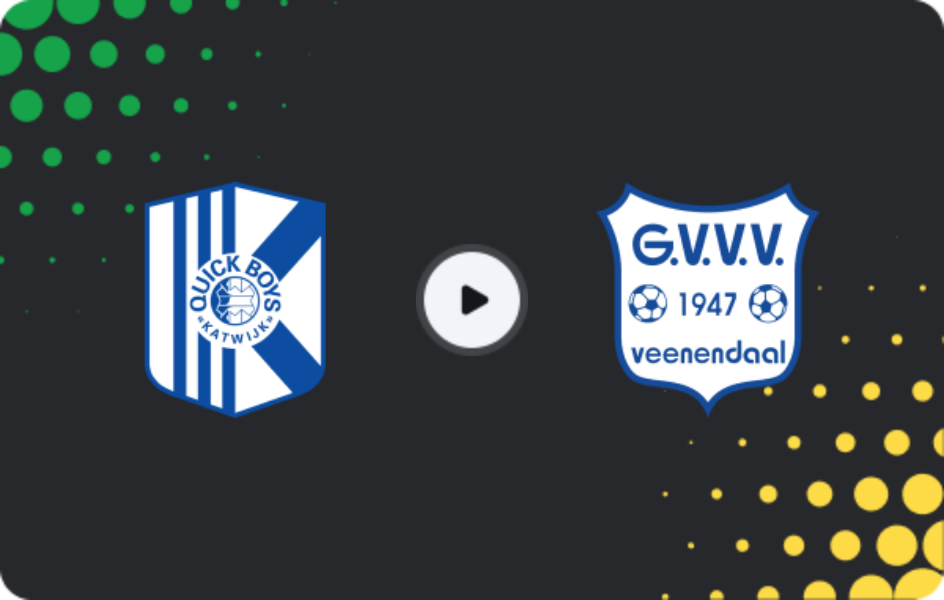 Де дивитися Квік Бойз - ГВВВ Венендал, Твееде Дивізі, 18.04.2026