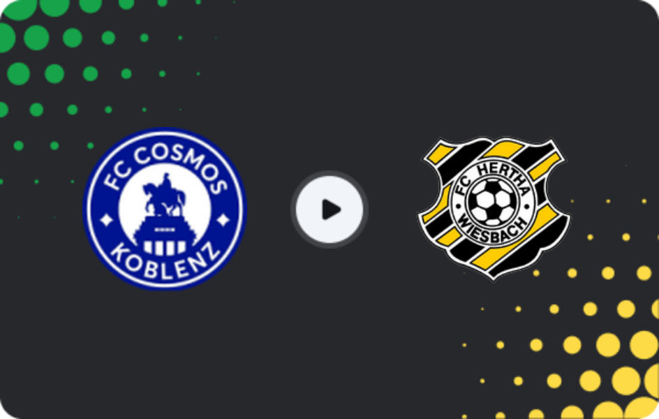 Де дивитися Космос Кобленц - Герта Вісбах, Оберліга - Рейнланд-Пфальц/Саар, 19.04.2026