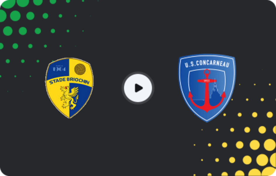 Де дивитися Стад Бріошен - Конкарно, Національний чемпіонат, 24.04.2026