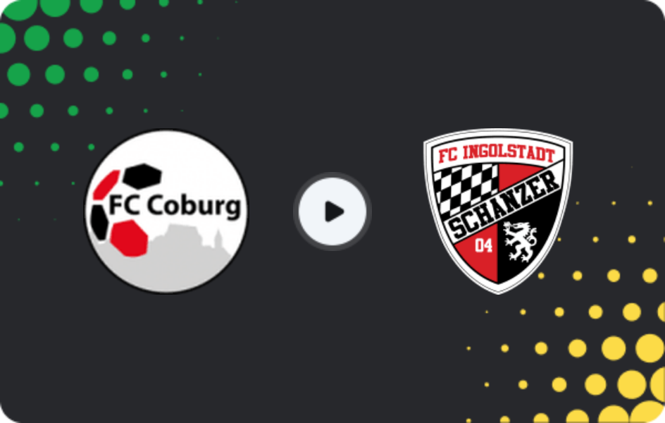 Де дивитися Кобург - Інгольштадт II, Оберліга - Баварія Північ, 02.05.2026