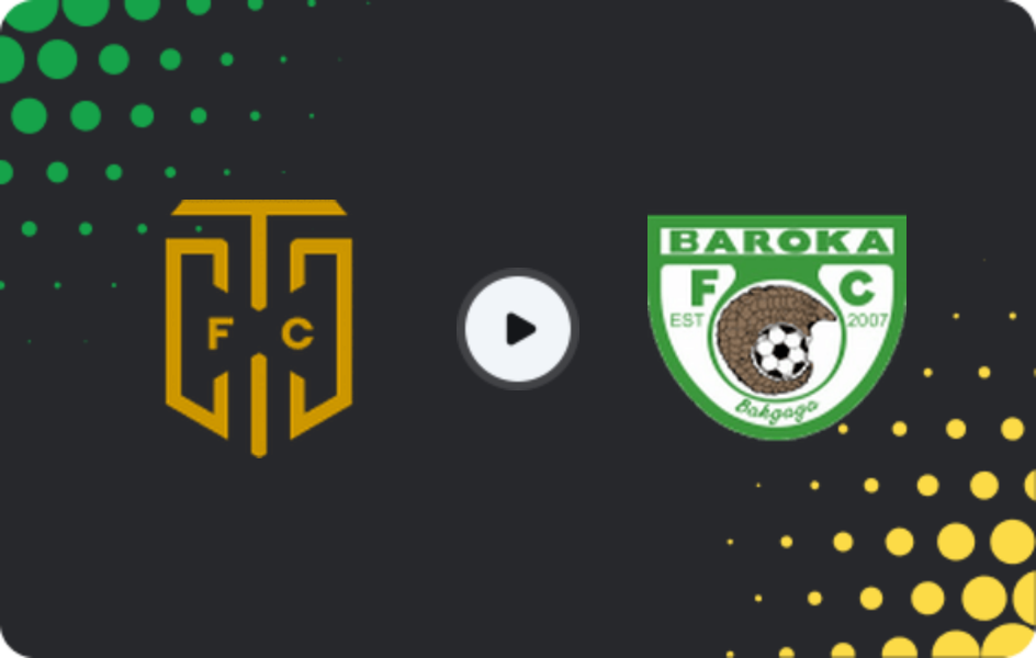 Де дивитися Кейптаун Сіті - Барока ФК, 1-й Дивізіон, 10.05.2026