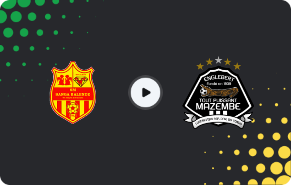 Де дивитися Санга Баленде - ТП Мазембе, Ligue 1, 29.01.2026