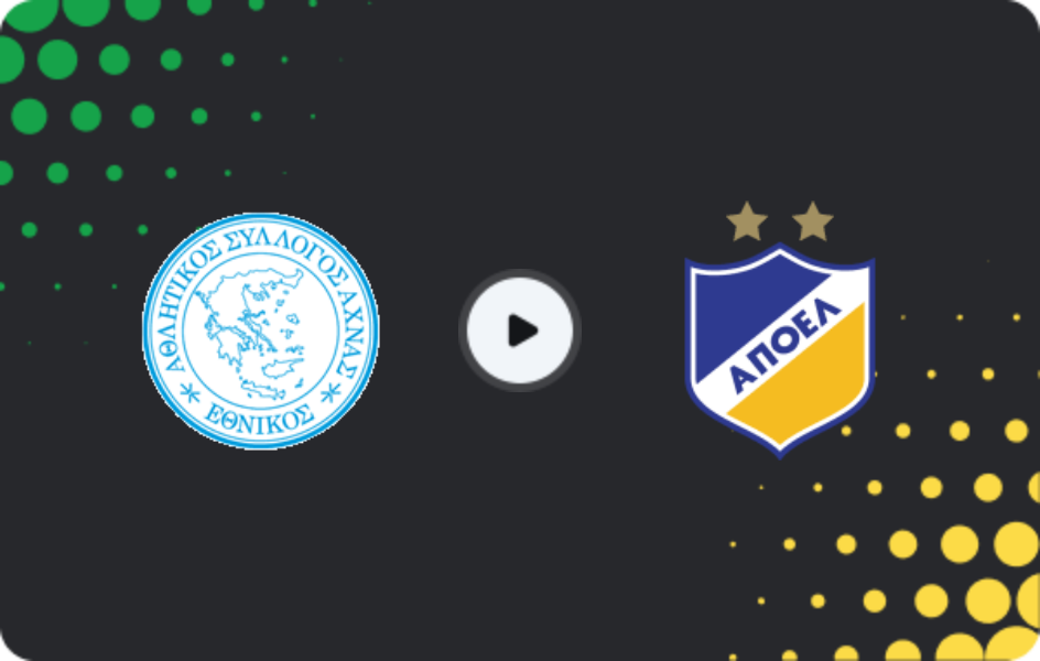 Де дивитися Етнікос Ахна - АПОЕЛ, Перший дивізіон, 14.02.2026