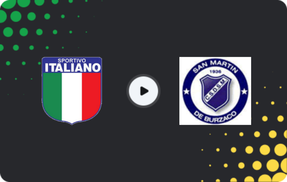 Де дивитися Спортіво Італьяно - Сан-Мартін Бурзако, Примера B Метрополітана, 28.02.2026