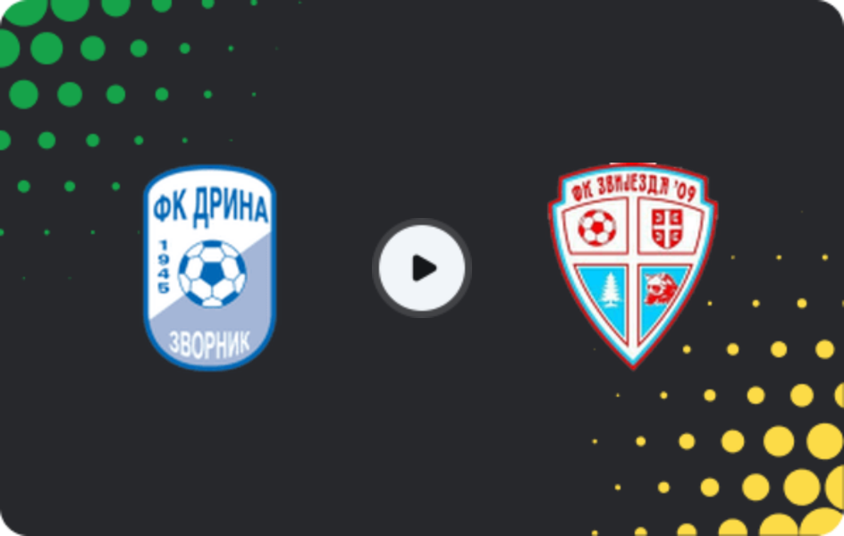 Де дивитися Дріна Зворник - Звієзда 09, 1-ша ліга - РС, 07.03.2026