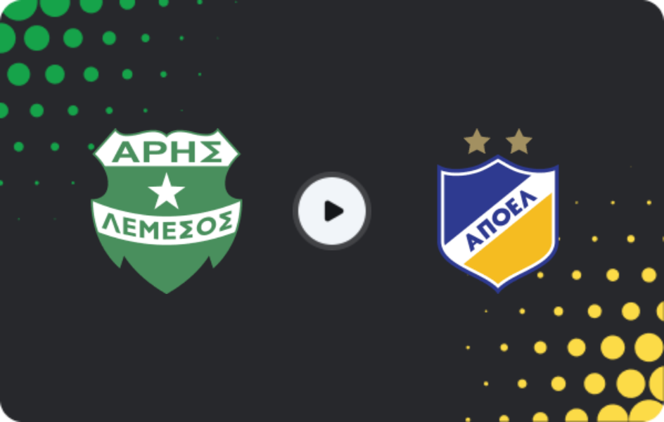 Де дивитися Аріс - АПОЕЛ, Перший дивізіон, 14.03.2026
