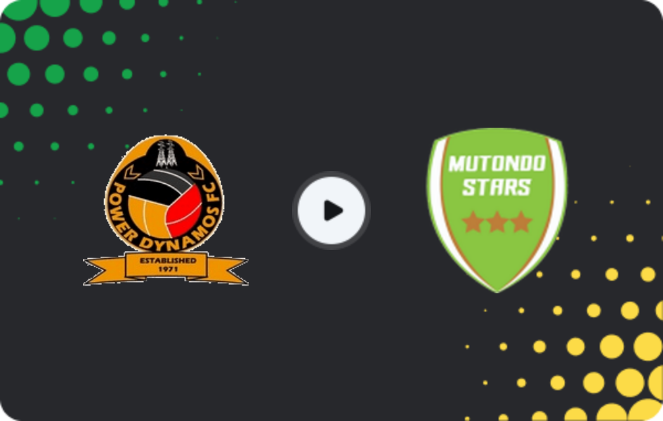 Де дивитися Пауер Динамос   - Мутондо Старс, Суперліга, 22.04.2026