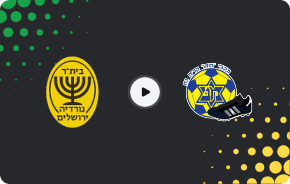 Де дивитися Нордія Єрусалим - Маккабі Кірьят Гат, Ліга Алеф, 25.04.2026