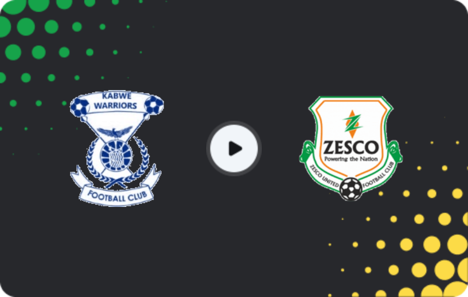 Де дивитися Кабве Ворріорз - ЗЕСКО Юнайтед  , Суперліга, 02.05.2026