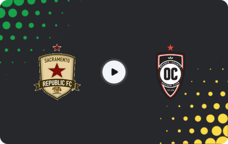 Де дивитися Сакраменто Репаблік - Орандж Каунті, USL Чемпіоншип, 02.05.2026
