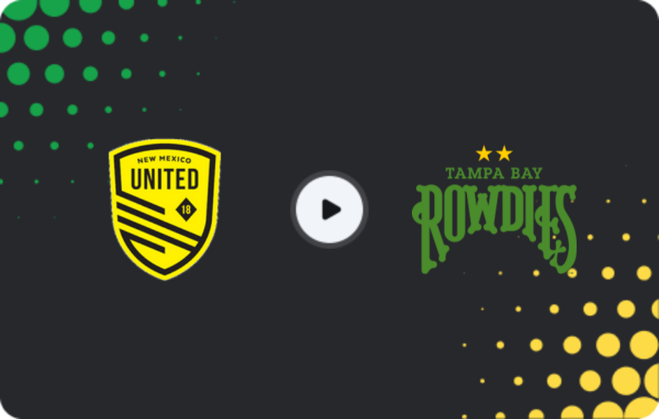 Де дивитися Нью-Мексіко Юнайтед - Тампа Бей Роудіс, USL Чемпіоншип, 20.05.2026