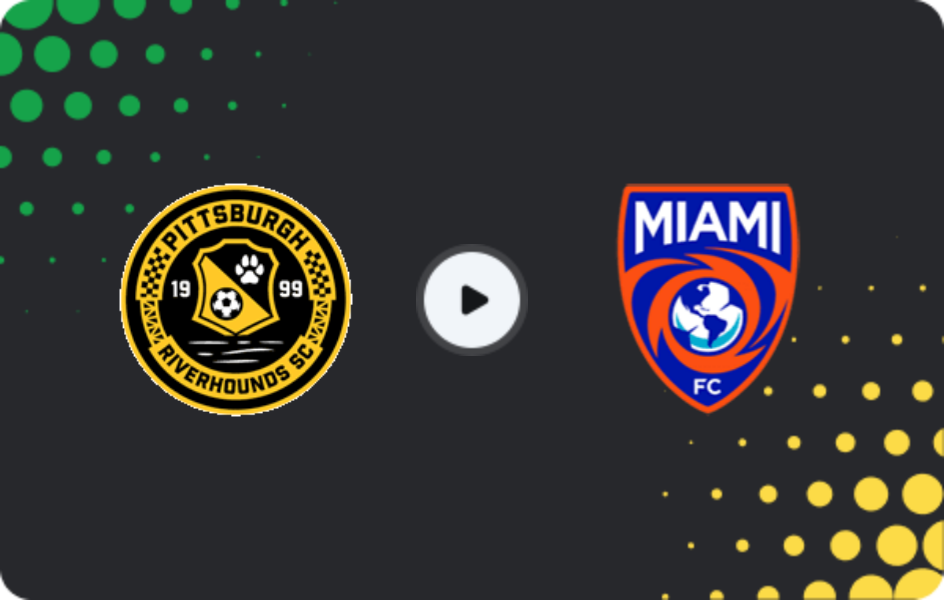 Де дивитися Піттсбург Рівергаундс - Маямі FC  , USL Чемпіоншип, 30.05.2026
