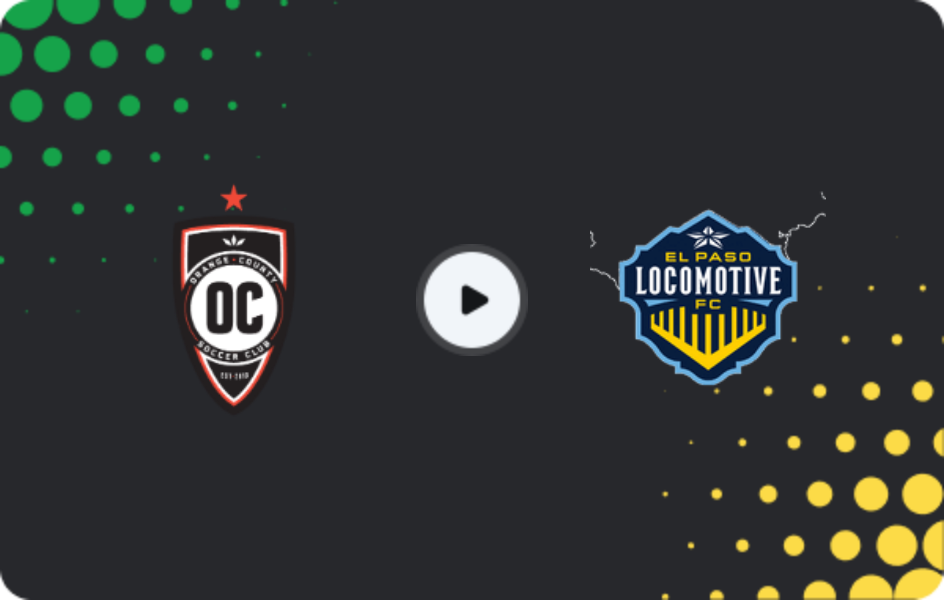 Де дивитися Орандж Каунті - Ель-Пасо Локомотив, USL Чемпіоншип, 01.08.2026