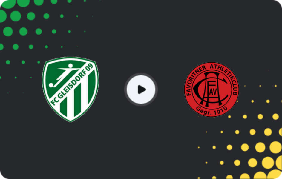 Де дивитися Гляйсдорф 09 - Фаворитнер АС, Товариські матчі клубів, 14.02.2026