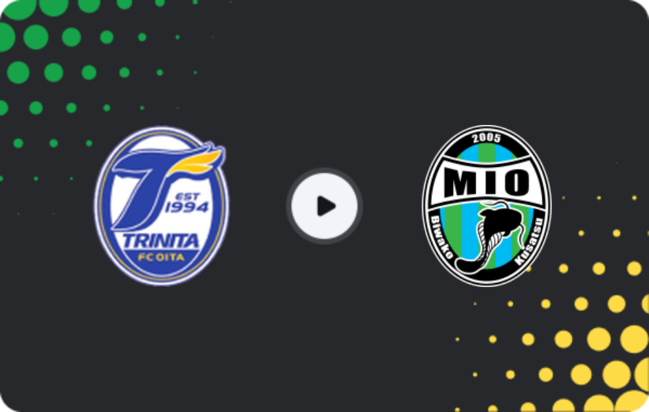 Де дивитися Оіта Трініта - Бівако Шіга  , Джей-ліга 2, 08.02.2026