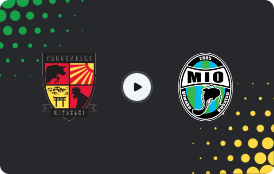 Де дивитися Тегевахаро Міядзакі - Бівако Шіга  , Джей-ліга 2, 24.05.2026