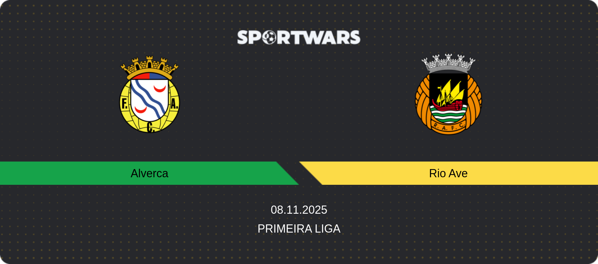 Match prediction Alverca — Rio Ave, Primeira Liga, 08.11.2025