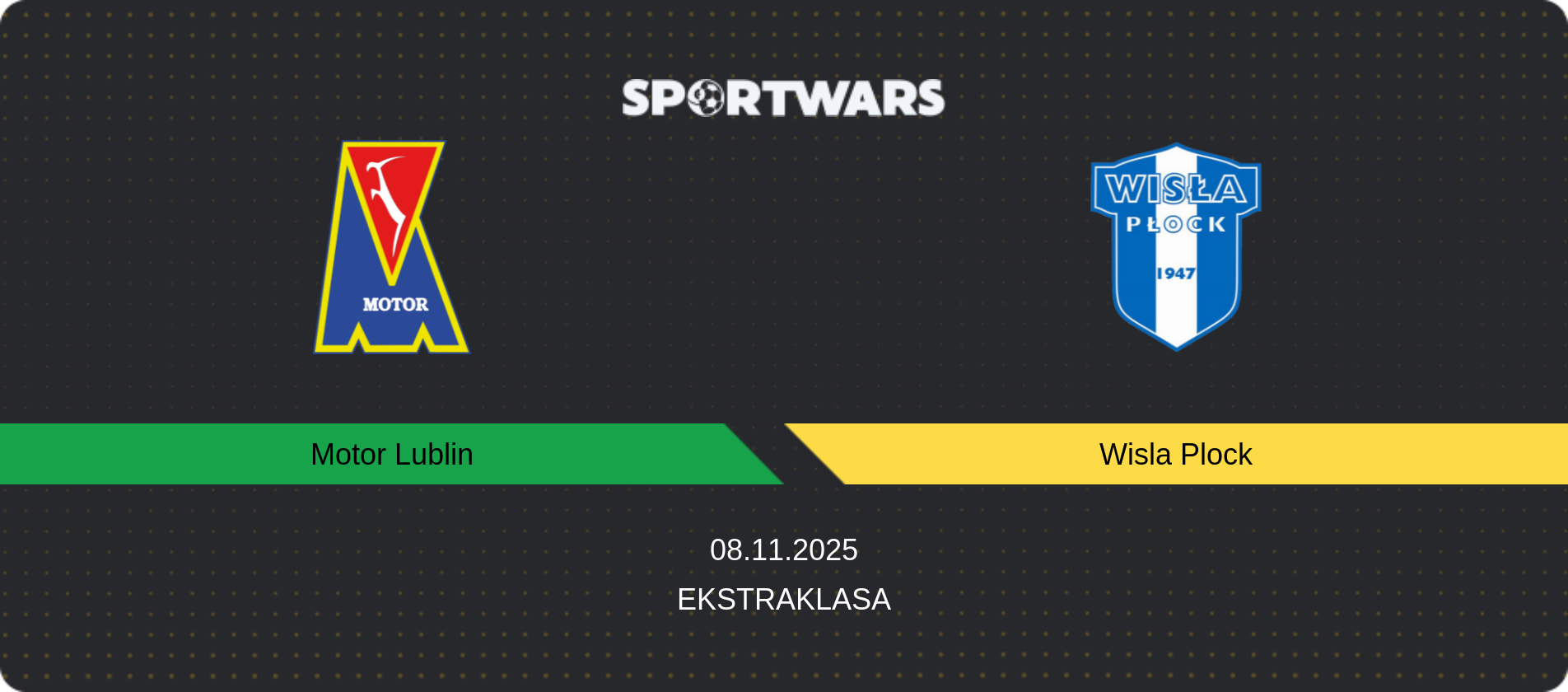 Match prediction Motor Lublin — Wisla Plock, Ekstraklasa, 08.11.2025