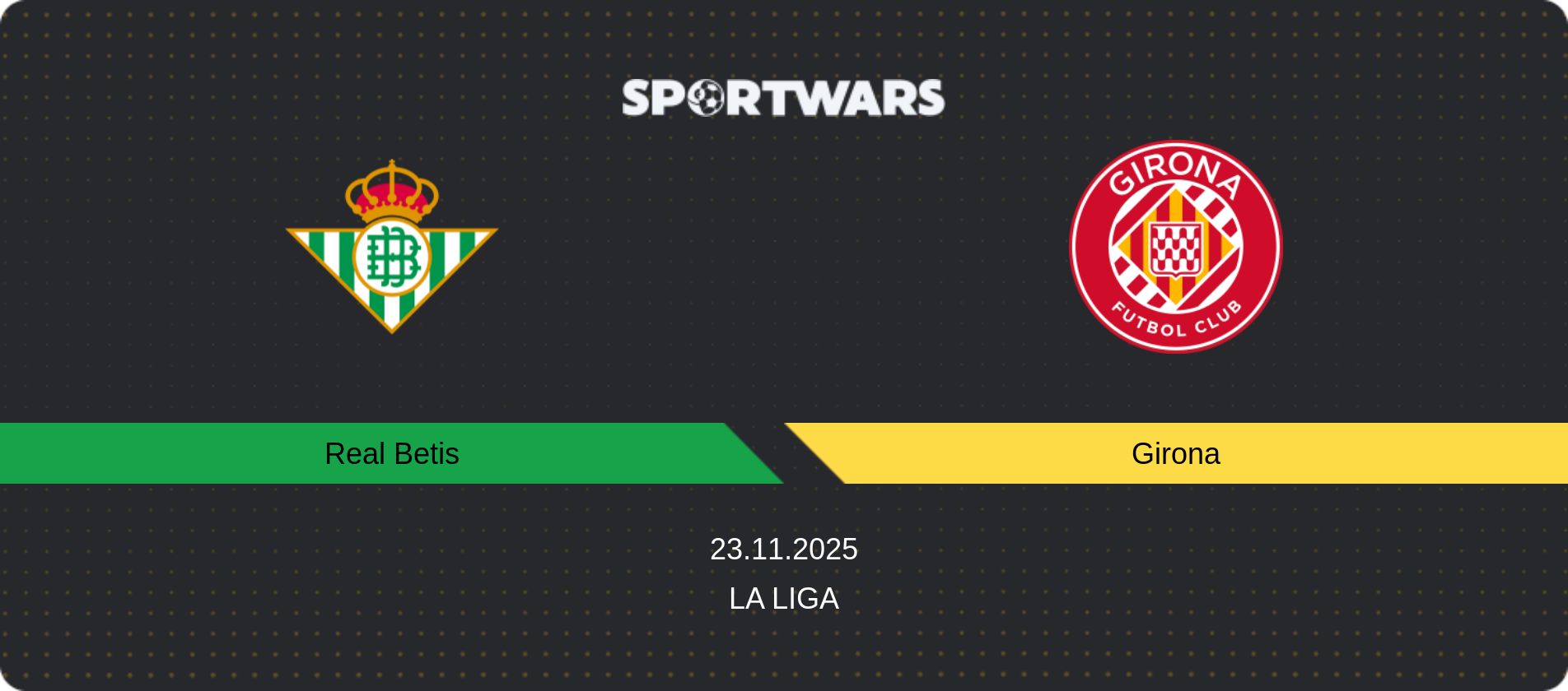 Match prediction Real Betis — Girona, La Liga, 23.11.2025