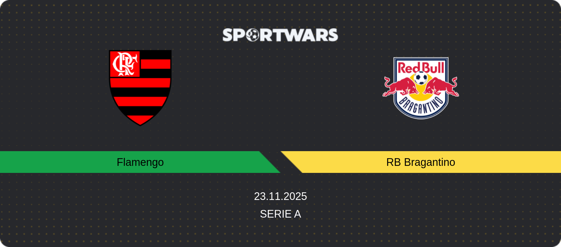 Match prediction Flamengo — RB Bragantino, Serie A, 23.11.2025