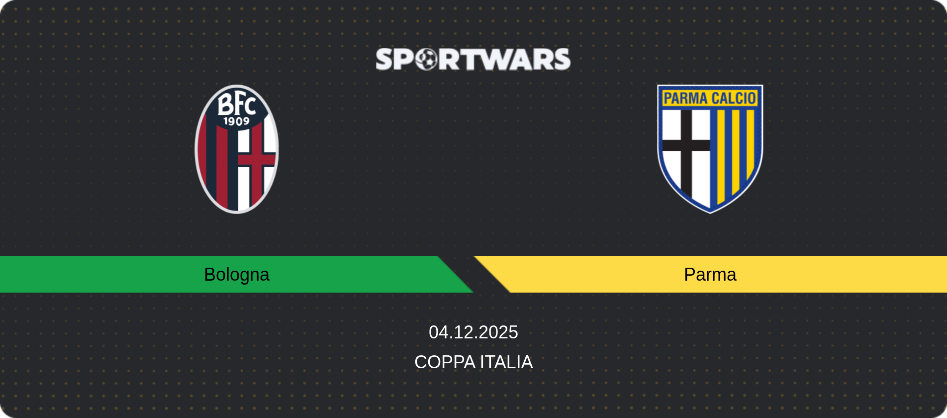 Match prediction Bologna — Parma, Coppa Italia, 04.12.2025