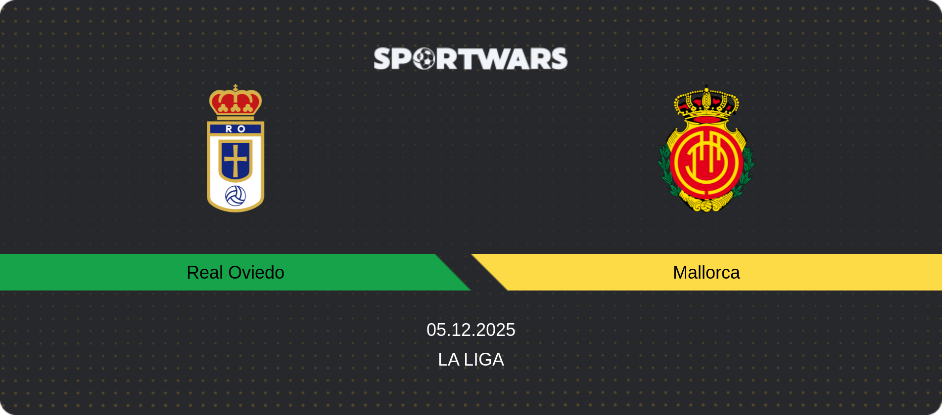 Match prediction Real Oviedo — Mallorca, La Liga, 05.12.2025