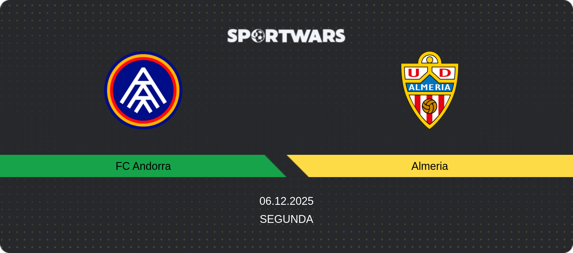 Match prediction FC Andorra — Almeria, Segunda, 06.12.2025