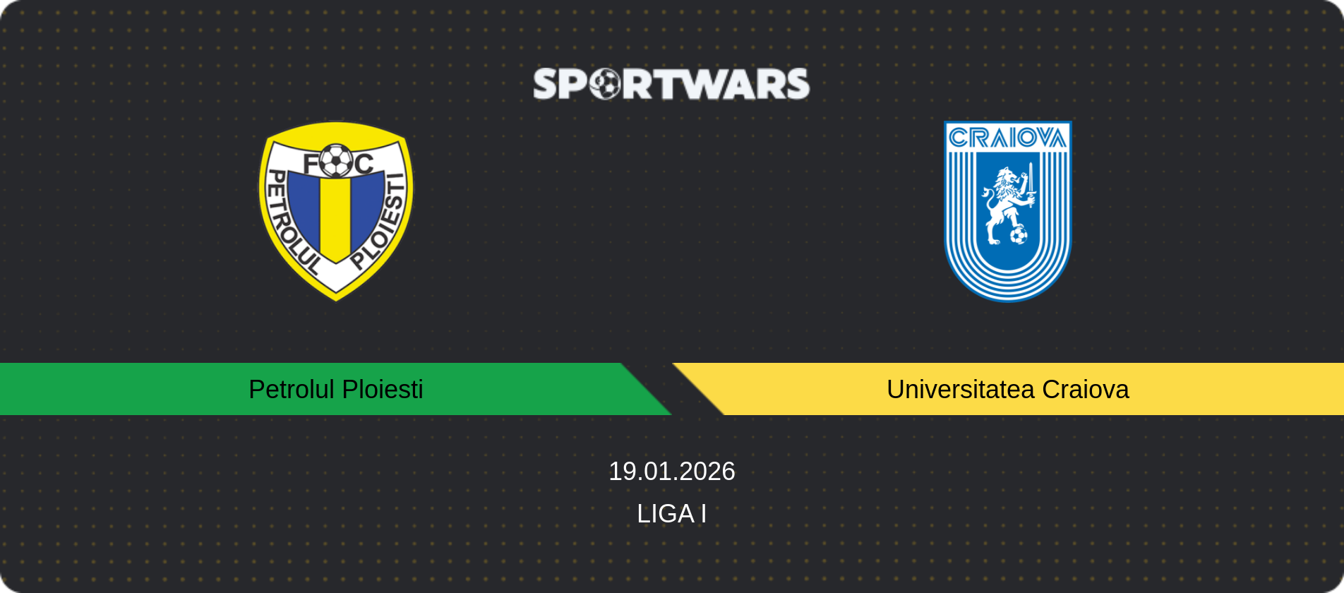 Match prediction Petrolul Ploiesti — Universitatea Craiova, Liga I, 19.01.2026