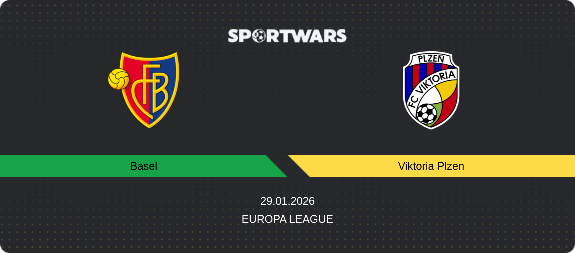 Match prediction Basel — Viktoria Plzen, Europa League, 29.01.2026
