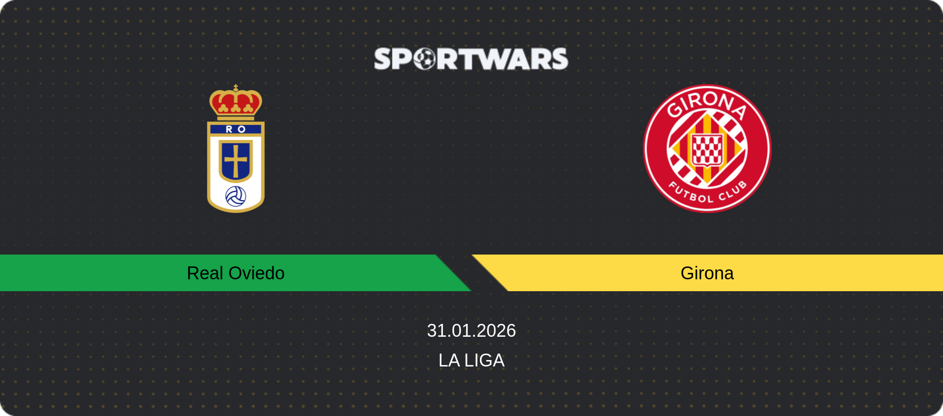 Match prediction Real Oviedo — Girona, La Liga, 31.01.2026