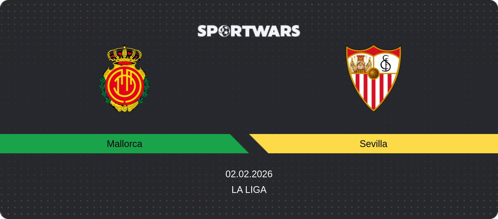 Match prediction Mallorca — Sevilla, La Liga, 02.02.2026